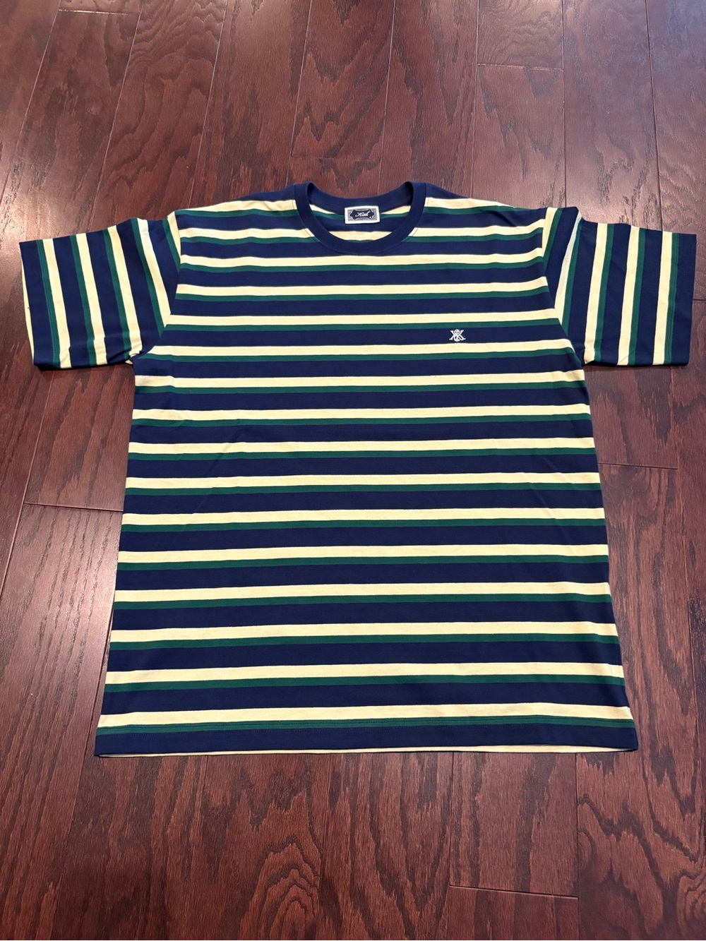 RARE Kith Stripe LAX Tee 2.0 Nocturnal Oversized Short Sleeve Shirt Size M, NWOT